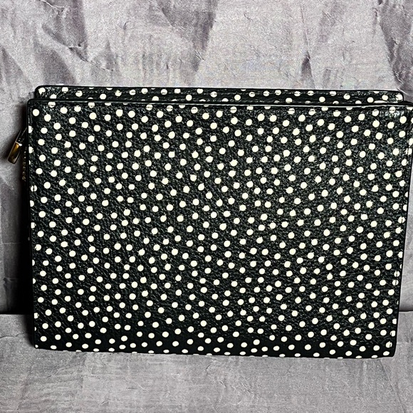Coach Black and Cream Polka Dot Slim Crossbody - Picture 2 of 8